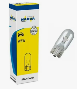 Автолампа  W 12-W 5W стек. цоколь  в повтор поворотов и подсветку Narva (171773)