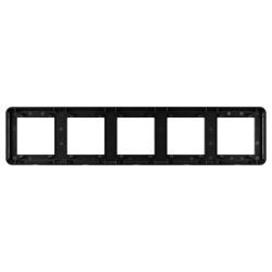 Рамка пластиковая FRM-VERSA-PL-5-BK (Arlight, -) 045191