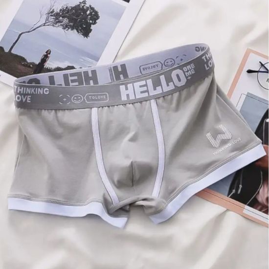 Мужские трусы боксеры серые Romeo Rossi RR6108-3