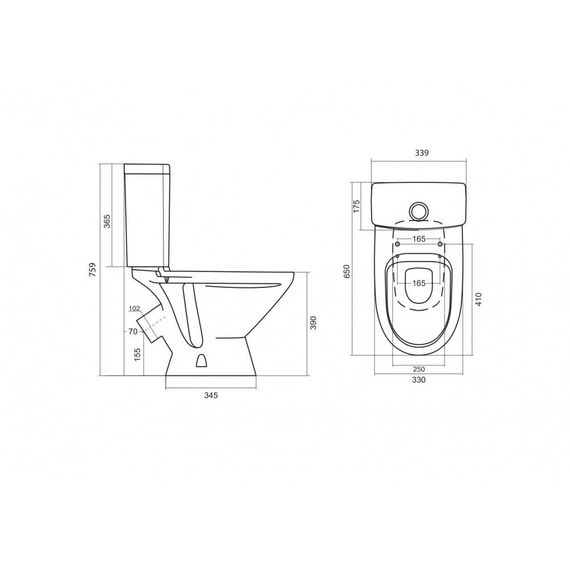Унитаз SANTEK ЛИГА компакт, выпуск косой (слив 2-реж., дюропласт) с сиденьем и бачком купить в Москве и Московской области по низкой цене с доставкой по России — (7) Унитаз SANTEK ЛИГА компакт, выпуск косой (слив 2-реж., дюропласт) с сиденьем и бачком — (7)