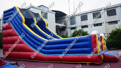 Детский надувной батут-горка "Зайка" 9*4*5.5 м