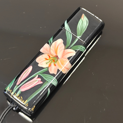 Флешка USB в футляре с ручной росписью "Лилии"