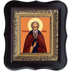 Михаил Малеин преподобный Игумен. Икона на холсте.