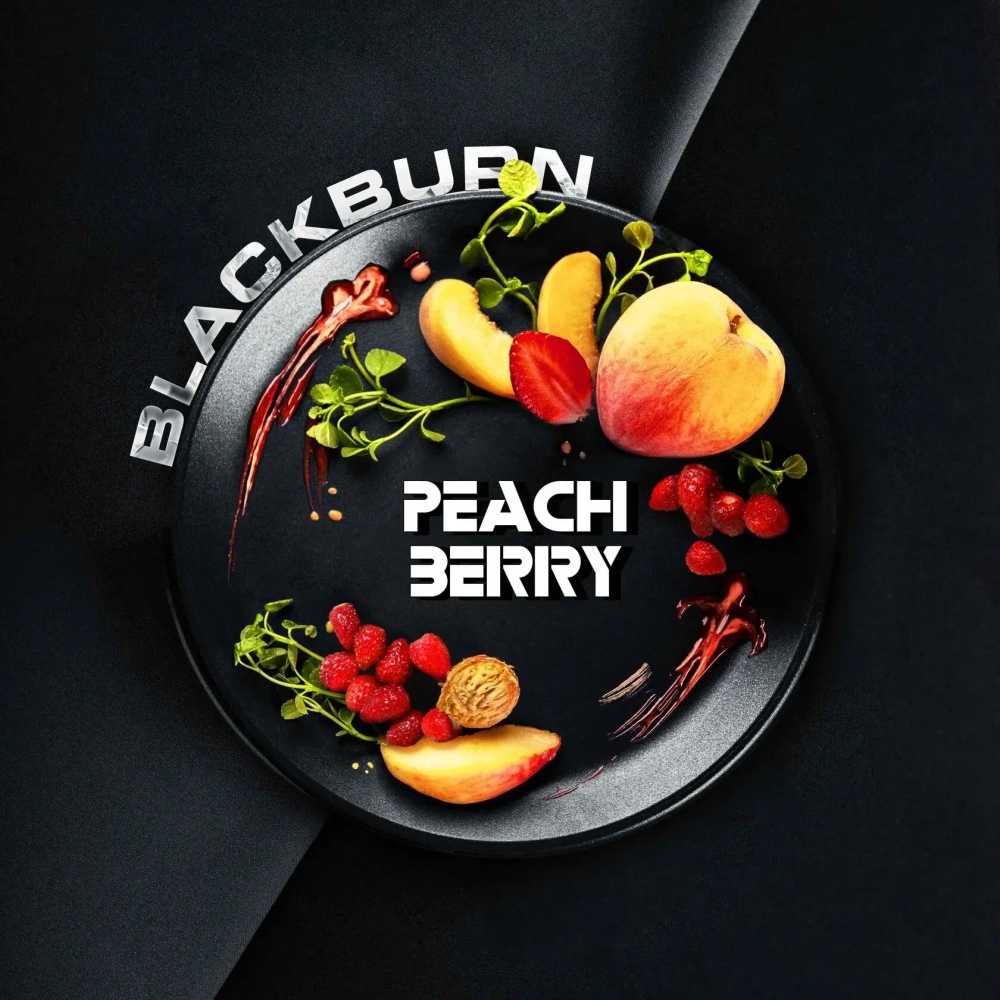 Tabak Black Burn Peachberry (Pfirsich-Beeren) 100g