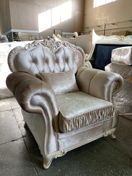 Набор мягкой мебели  ПАТРИСИЯ серый глянец