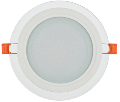 Светильник светодиодный ДВО 1621 со стеклом круг 12Вт 4000К IP20 IEK