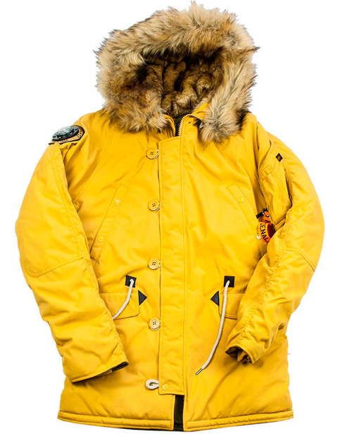 Куртка Аляска  Oxford Nord Denali (горчичная - mustard)