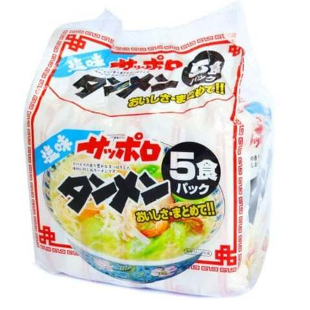 Лапша Саппоро-рамэн с солью Sunaoshi, (5 порций) 415 гр