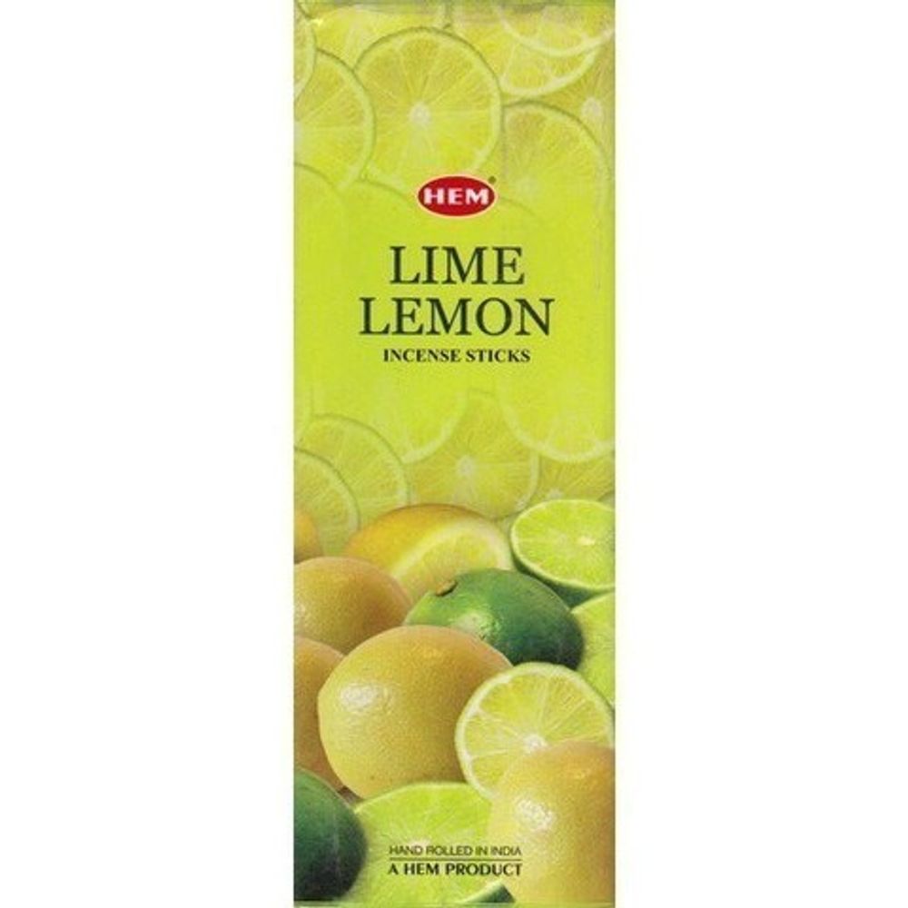 HEM Lime Lemon шестигранник Благовоние Лайм Лимон