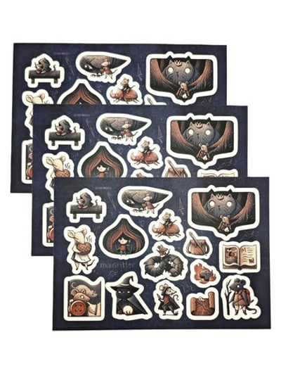 Стикерпак по вселенной НРИ Mausritter