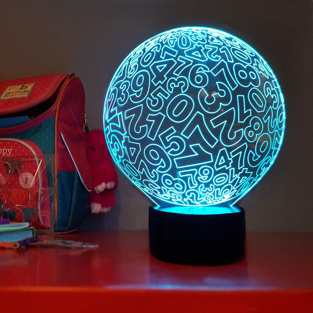 Ночник детский 3D Светильник Цифровой шар