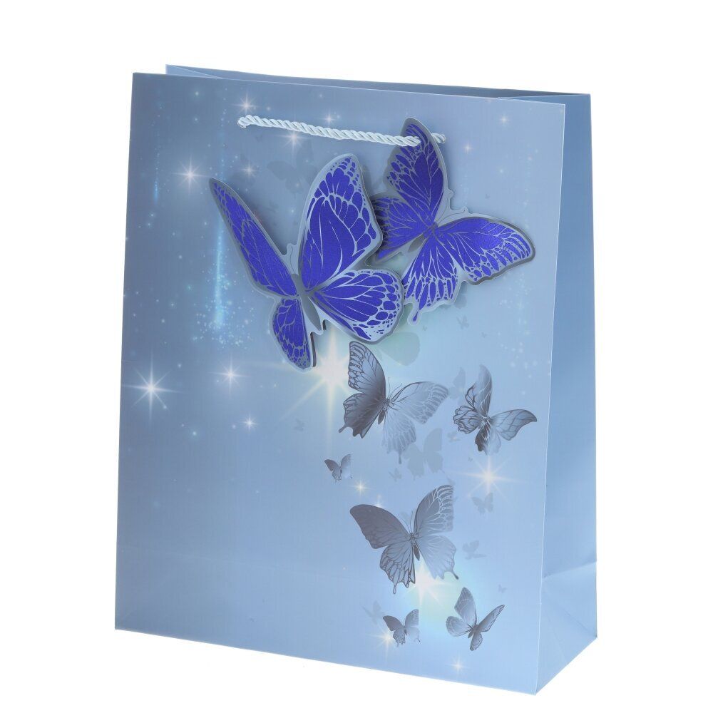 GAEM Пакет подарочный M (бумага 210г/м2, блок микс 12шт), L26 W10 H32 см, 4в.