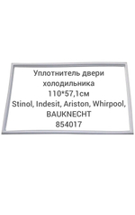 Уплотнитель 110х57,1см  двери холодильника Stinol, Indesit, Ariston, Whirlpool, BAUKNECHT, 854017