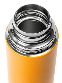 Термос Relaxika 101 (1 литр), желтый (без лого)