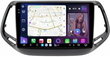 Магнитола для Jeep Compass 2 2016+ - FarCar GX1008M монитор 10.36" 2K QLED на Android 14, TS20, 6+128Гб, CarPlay, 4G SIM-слот