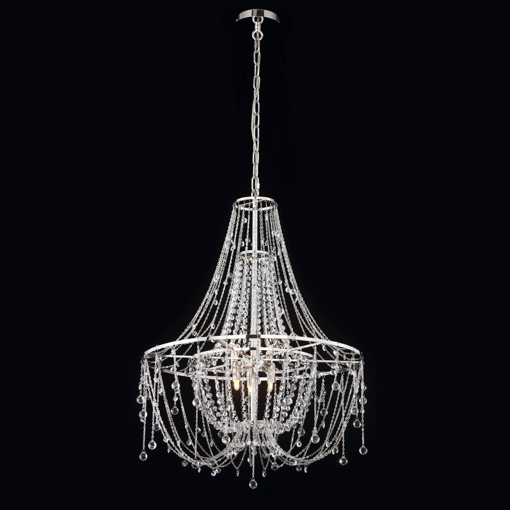 Люстра P168288M chrome