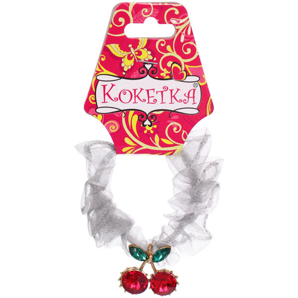 Резинка для волос «Жасмин», вишенки, микс 6 цветов, d-5,5см