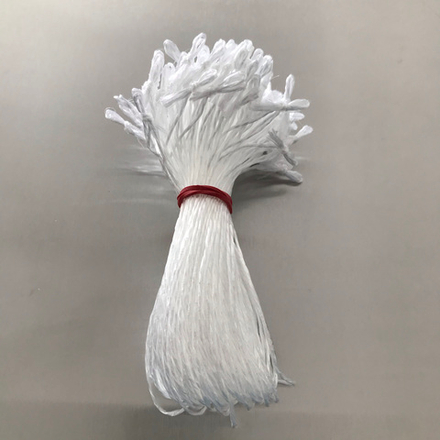 Петли колбасные (12 см, белые) (100 шт.)