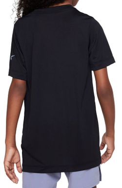 Детская теннисная футболка Nike Rafa Training T-Shirt - black/cobalt bliss