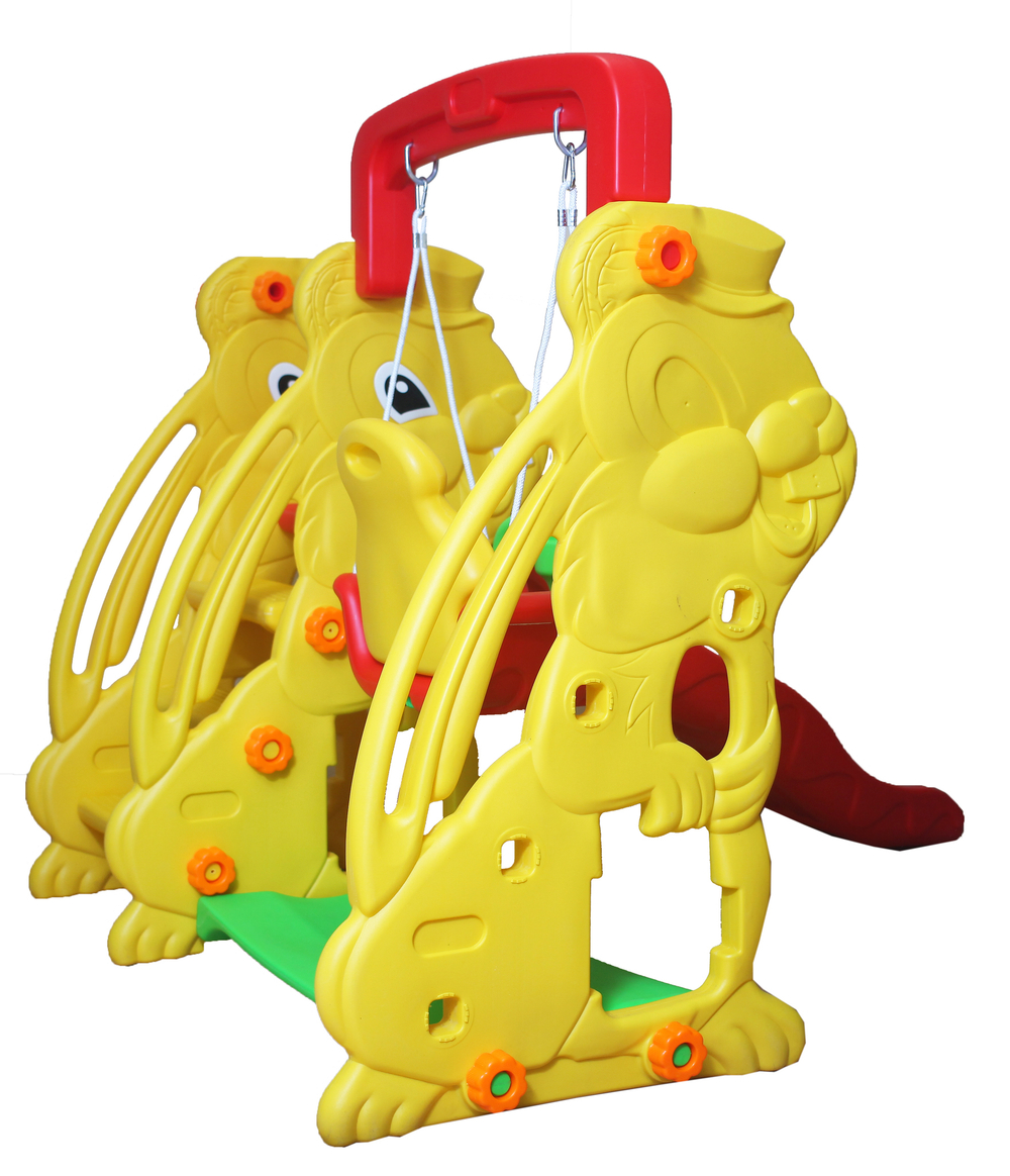 Детский комплекс Капризун Кролик с волнистой горкой