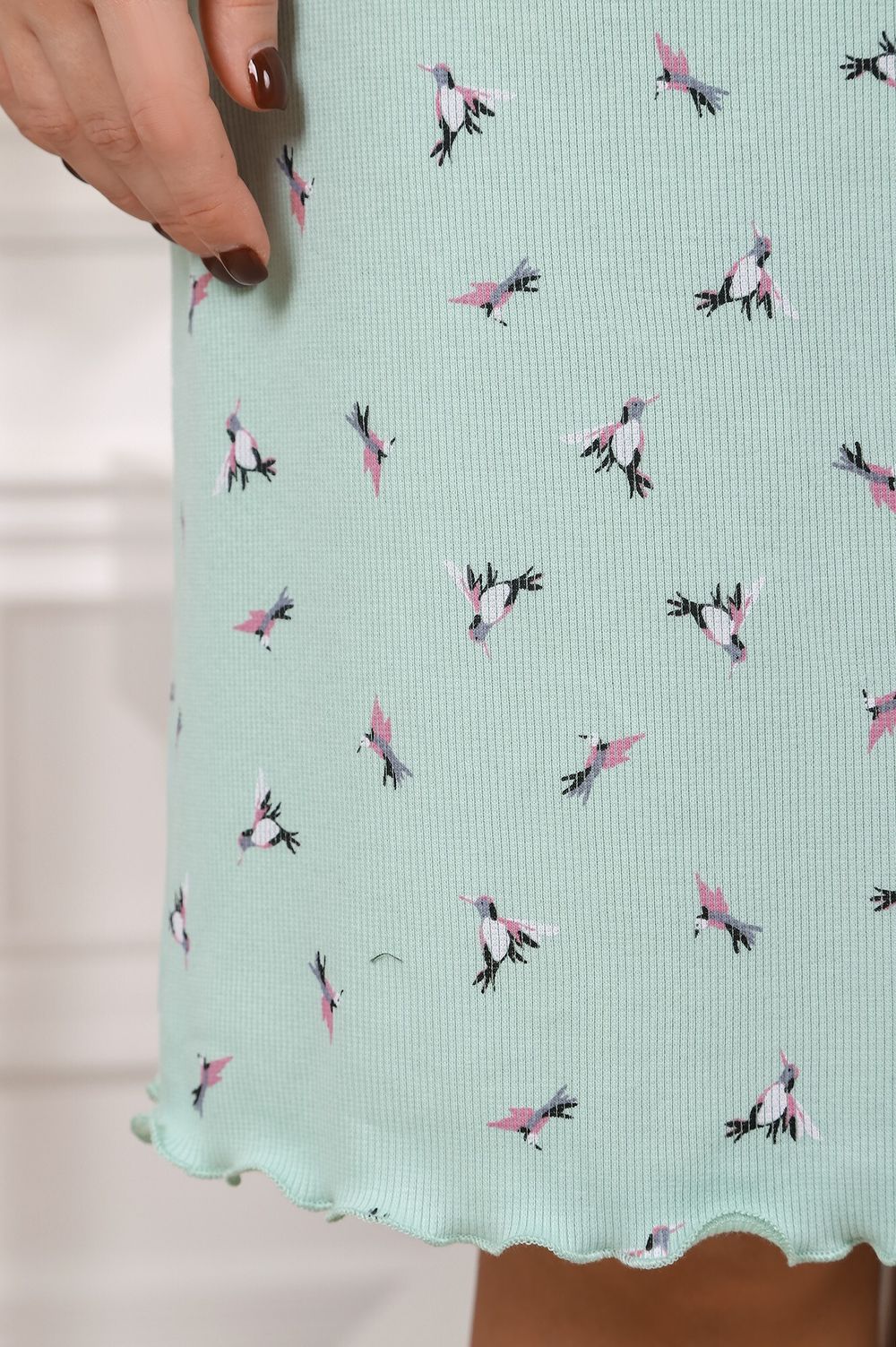 Ночная сорочка Амалия-6 Виотекс ЗЕЛЁНЫЙ