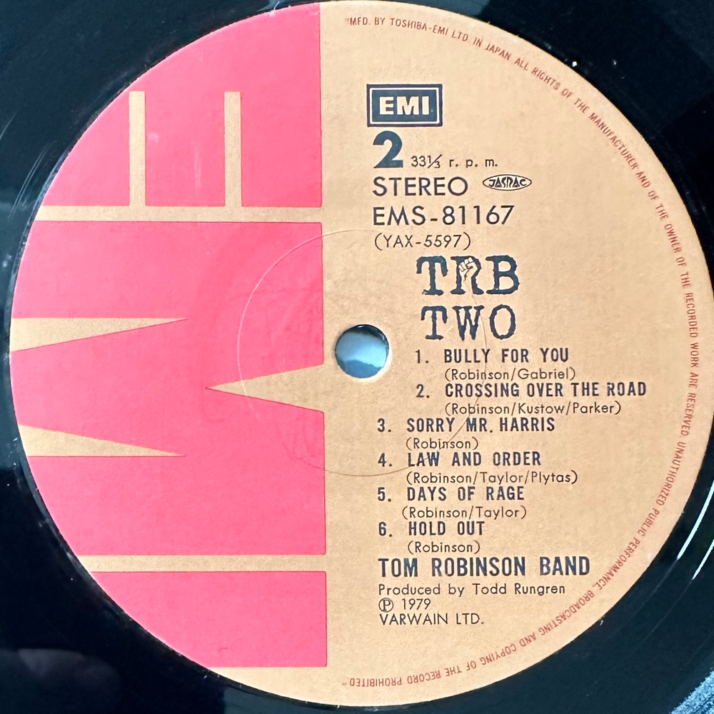 Tom Robinson Band - TRB Two (Япония 1979г.)