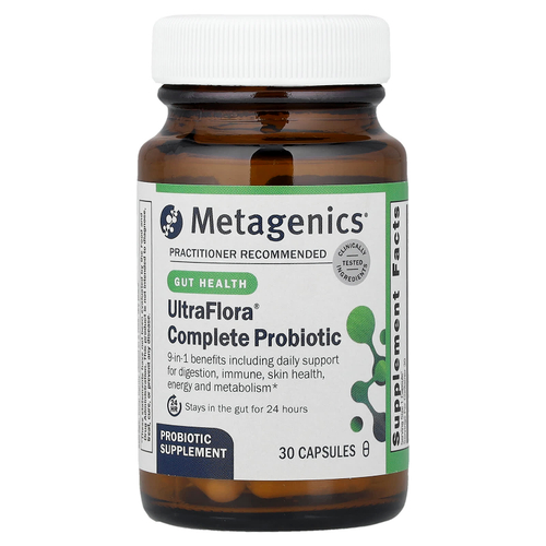 Metagenics, UltraFlora® полный пробиотик, 30 капсул