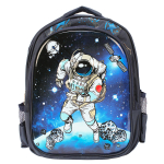 Рюкзак "Космонавт" 29*12*37 см. уплотненная спинка-сетка, 2 отделения, боковые карманы