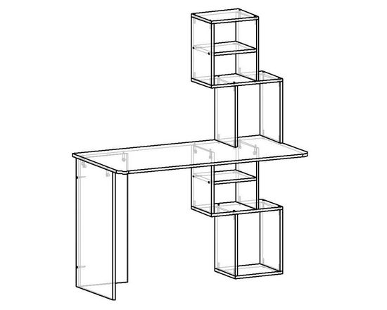 Стол письменный АКИТА левый