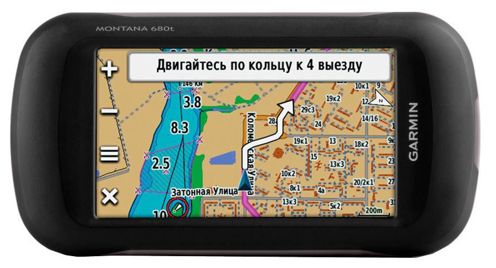 Навигатор Garmin Montana 680t  GPS/GLONASS Topo Russia