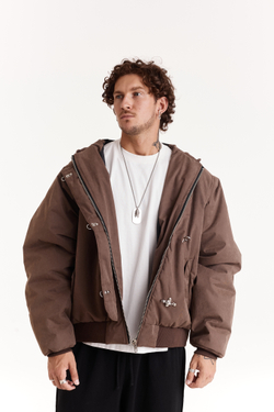 Бомбер Peach Brown Carabine