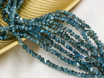 Нить бусин для украшений 4мм (ювелирное стекло)