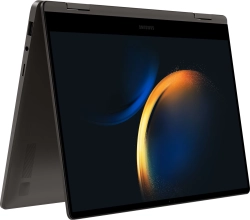 Ноутбук Samsung Galaxy book 3 360 NP730 Core i7 1355U 16Gb SSD512Gb Intel Iris Xe graphics 13.3" AMOLED Touch FHD (1920x1080) Windows 11 Home graphite WiFi BT Cam (NP730QFG-LA1IN)