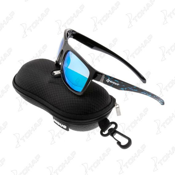 Очки поляризационные в жест.чехле (N-OP-LZ0308-B) Nisus