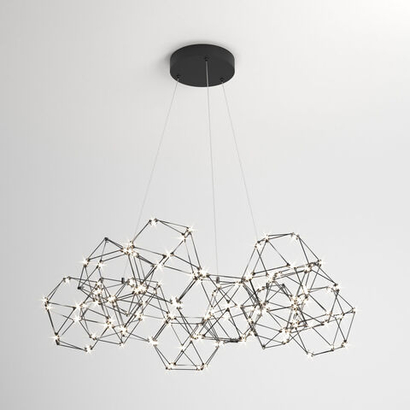 Подвесной светодиодный светильник Uma 90169/12 черный жемчуг