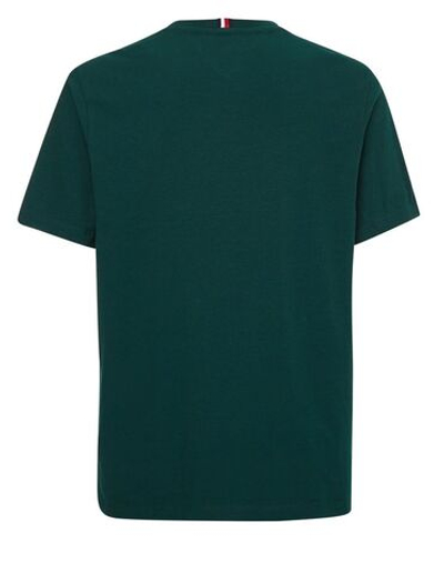 Футболка мужская теннисная Tommy Hilfiger Essentials Big Logo Short Sleeve Tee - hunter
