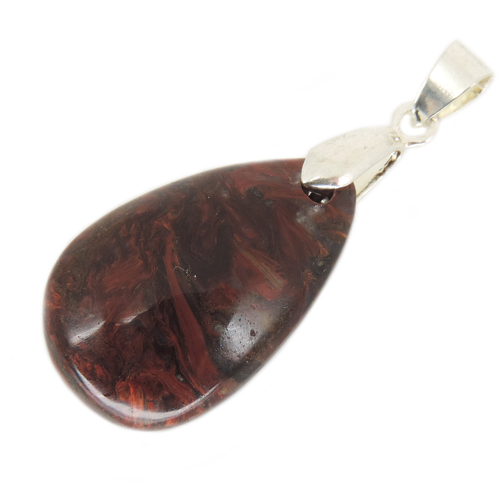 Кулон "Капля" питерсит медно-красный асс.