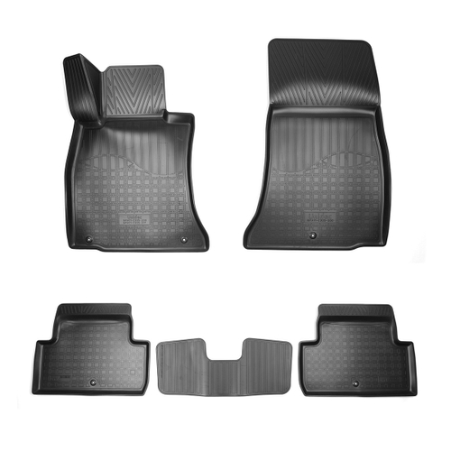 Ковры в салон Norplast/Unidec для Genesis G70 (2017-)Полиуретан,Черный,задний привод арт.NPA11-C305-200