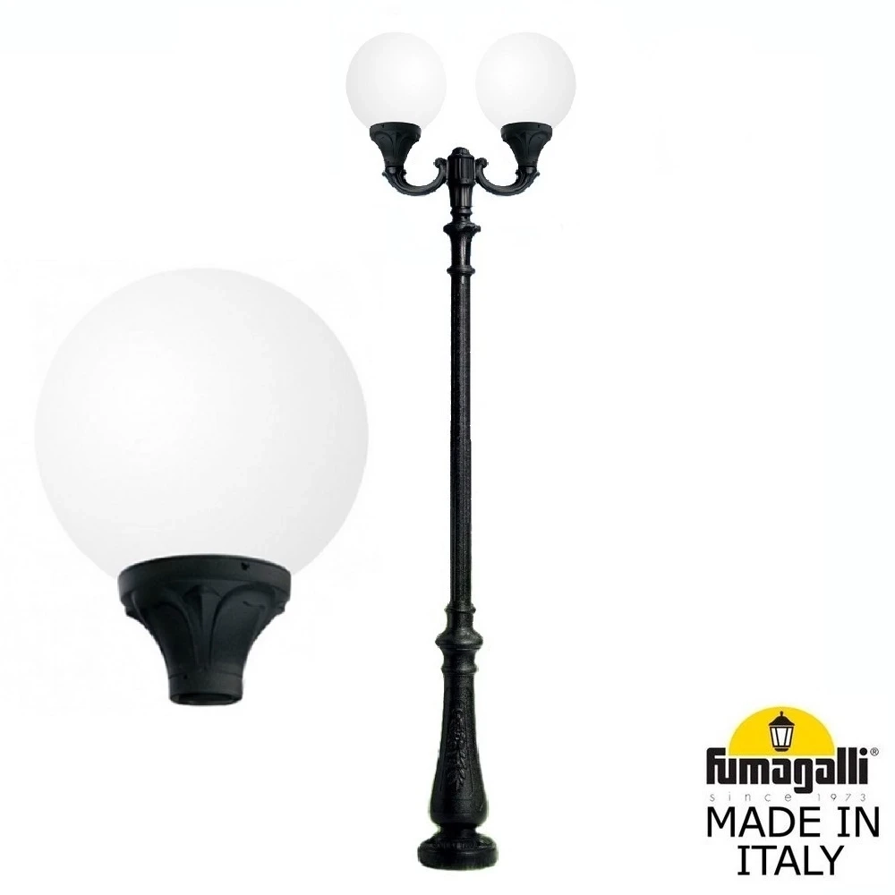 Парковый светильник Fumagalli NEBO OFIR/GLOBE 400 G40.202.R20.AYE27