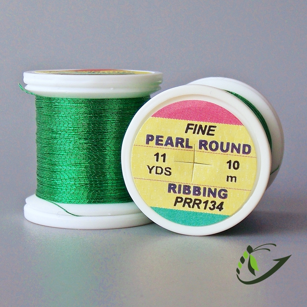 HENDS Люрекс Pearl Round Ribbing Tinsel 11 Yds