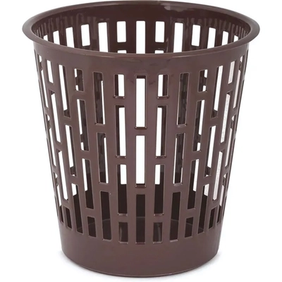 Корзина для мусора Матрица 9л (коричневый)