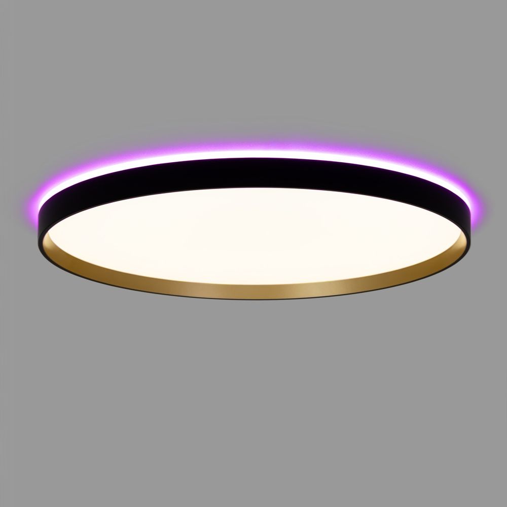 Citilux ETALON CL750501R LED RGB Светильник с пультом Чёрный+Золото