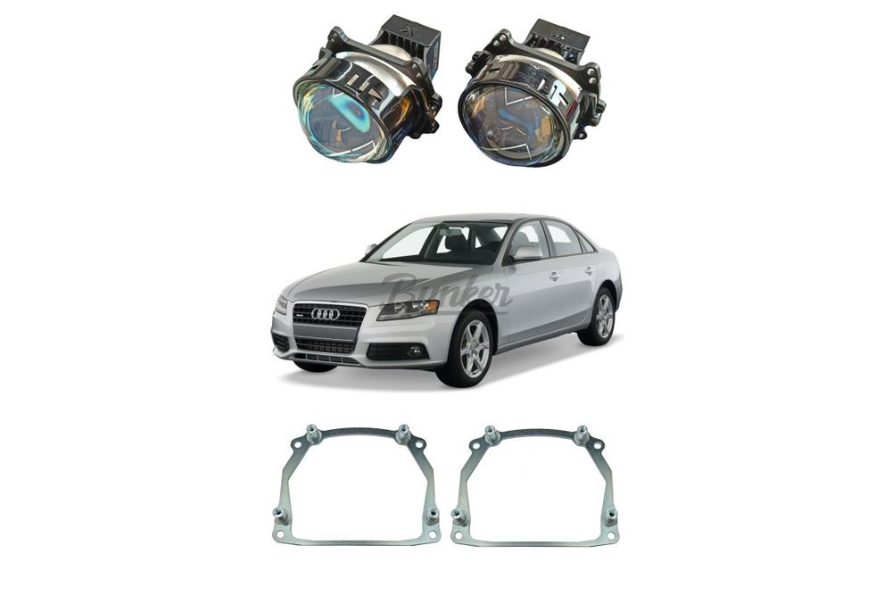 Комплект для замены штатных линз Audi A4 B8 2007-2015 Bosch AL, AFS