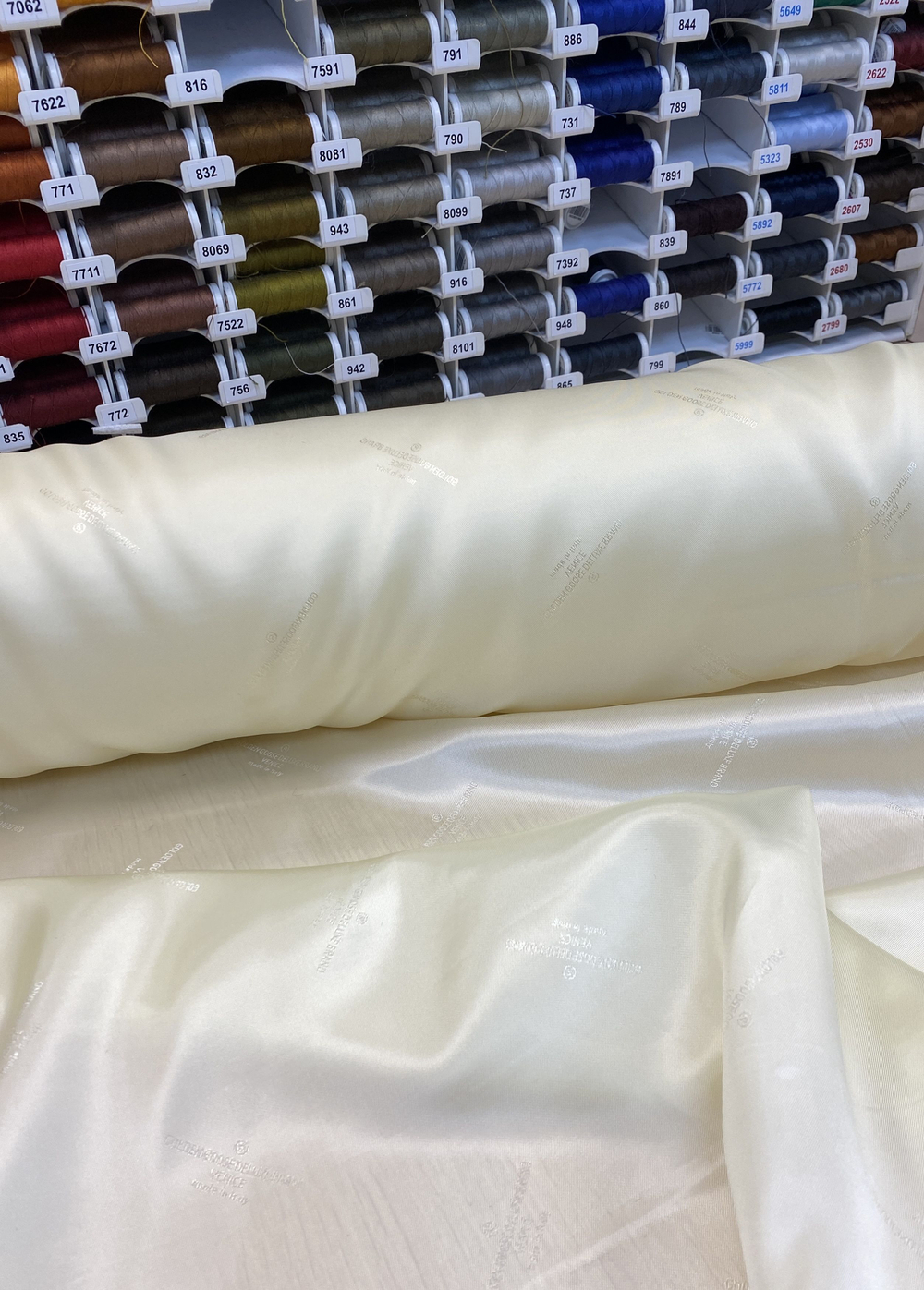 Ткань подкладочная с принтом (Италия) 50% вискозный шелк 50% п.э ш-140см 1 м