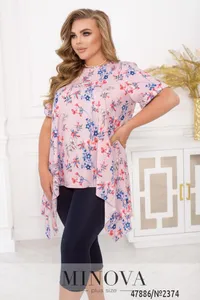Костюм 2374-Пудра-синий Minova