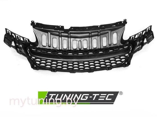 Решетка радиатора для Opel Corsa E (14-19) черная матовая