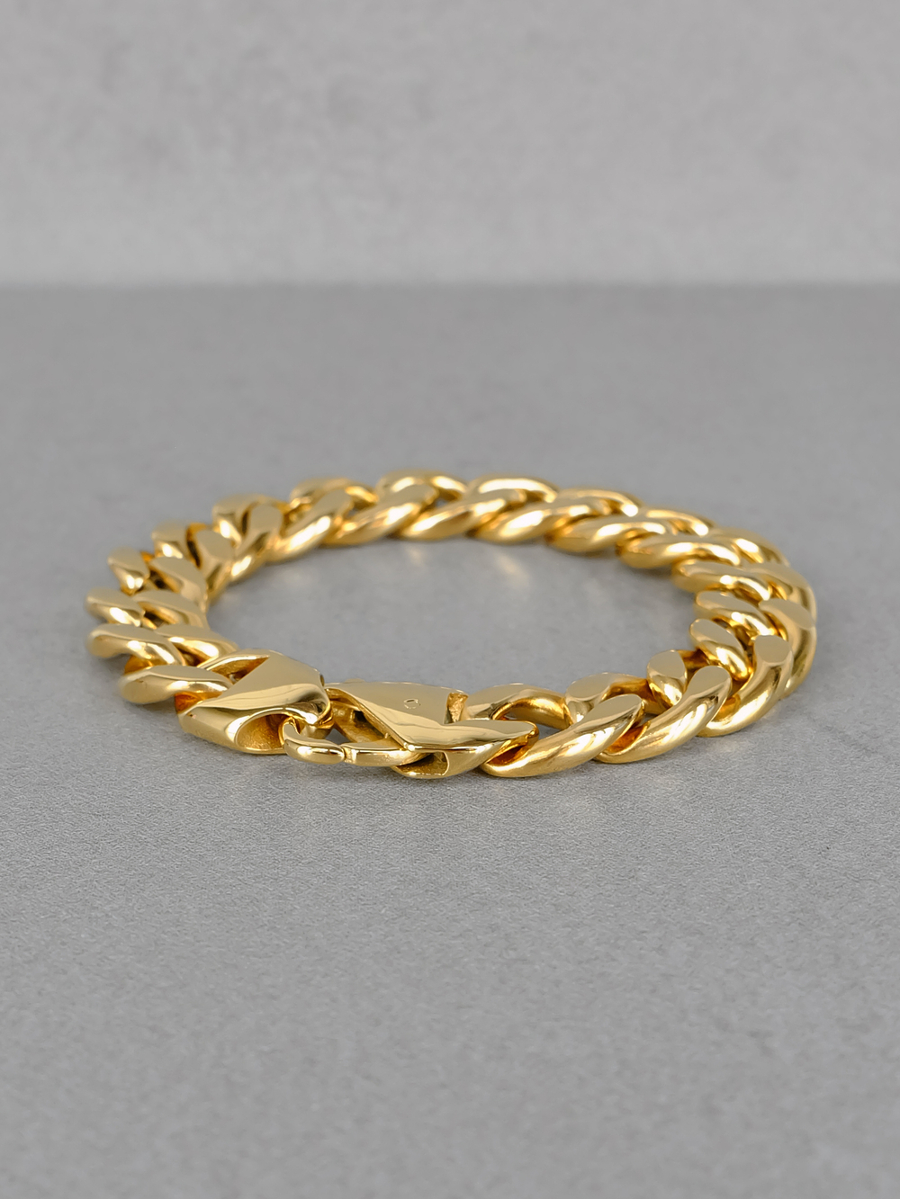 Мужской браслет из стали, панцирное плетение