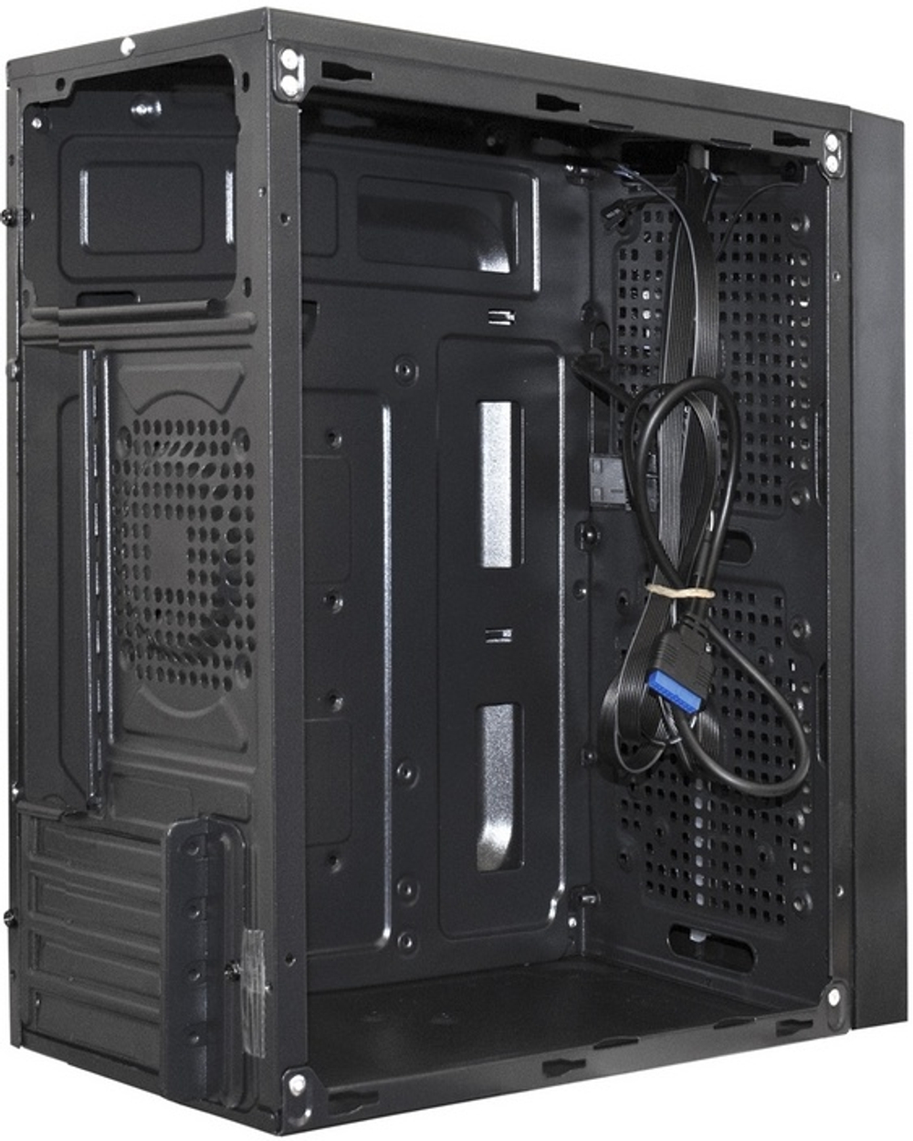 Корпус с блоком питания ExeGate mEVO-9302-NPX700, черный (EX287886RUS)