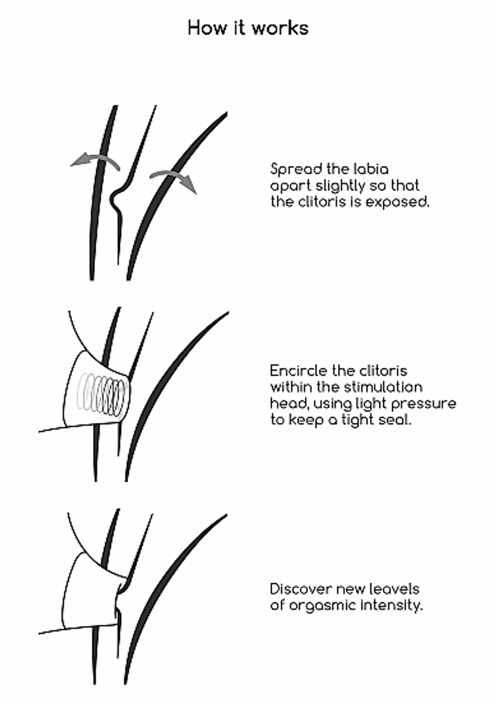 Вакуумно-волновой стимулятор Irresistible Mythical, черный