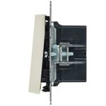 BRITE Кнопка звонка с индикацией для отелей 10А ВС10-1-9-БрКр бежевый IEK